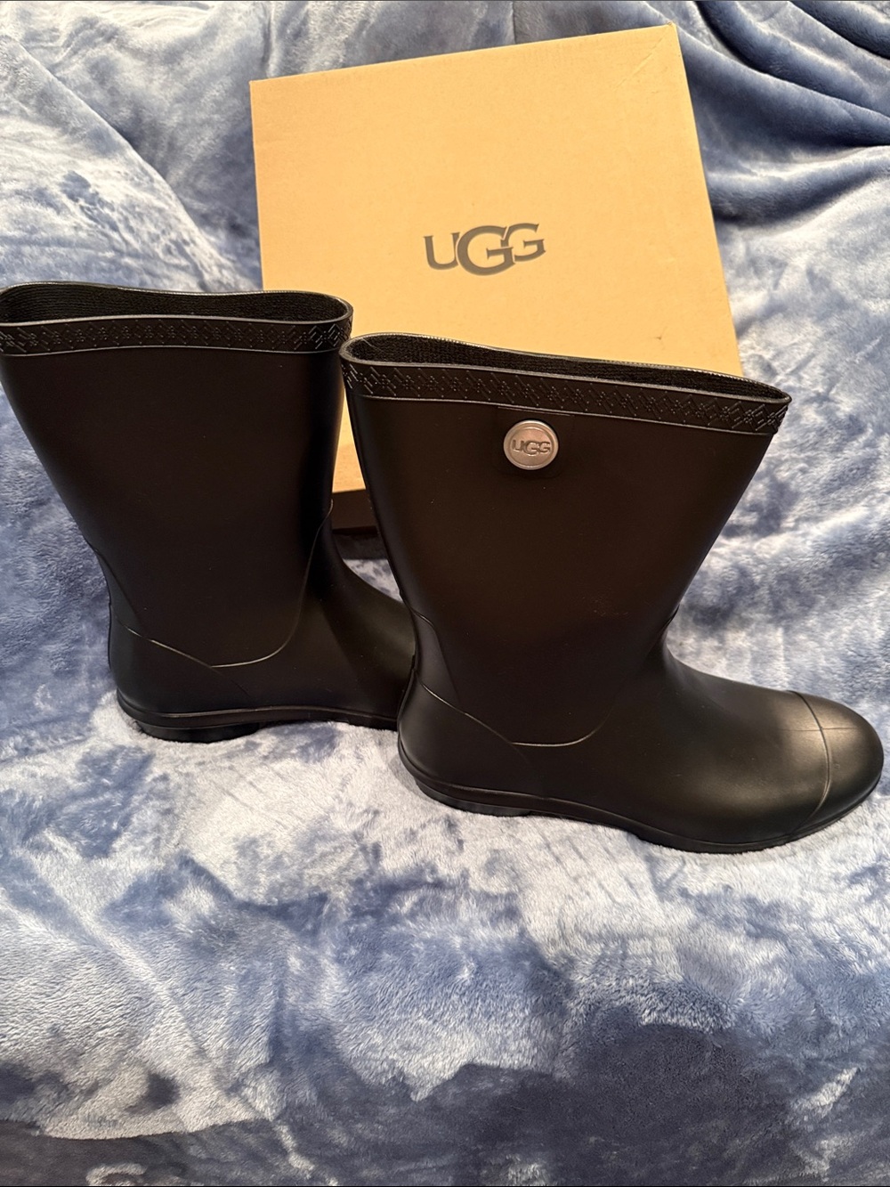 UGG Ladies Black Waterproof Rain & Snow Boots